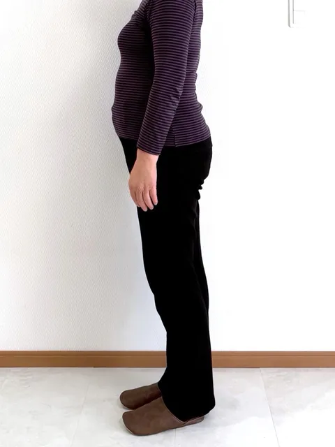 60代女性 前（横から）