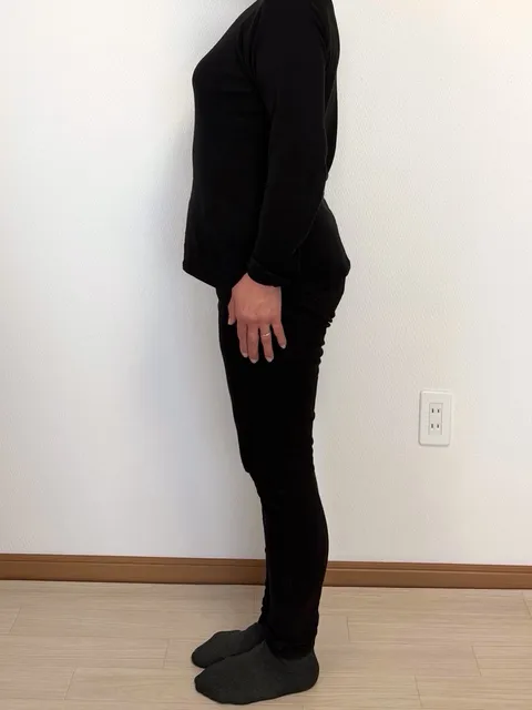 50代女性 前（横から）
