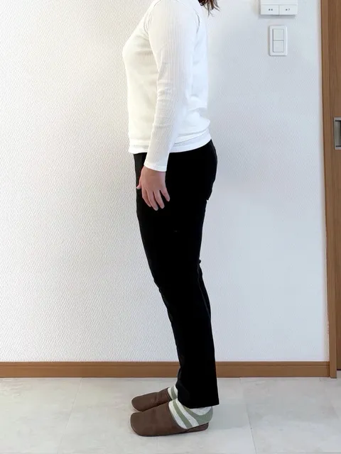 40代女性 前（横から）
