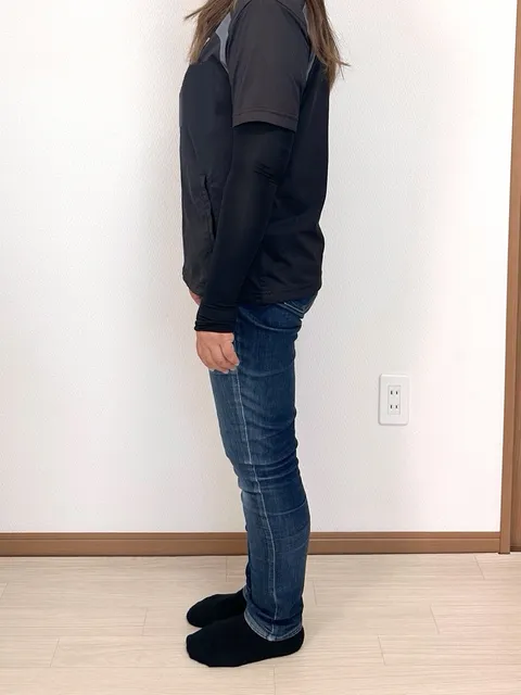 50代女性 前（横から）